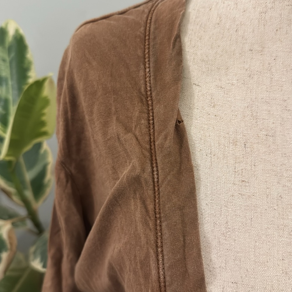 FP Deep V-Neck Tee -Terracotta - Picture 3 of 6